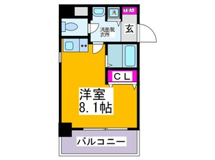 ＬａＤｏｕｃｅｕｒ難波東の物件間取画像